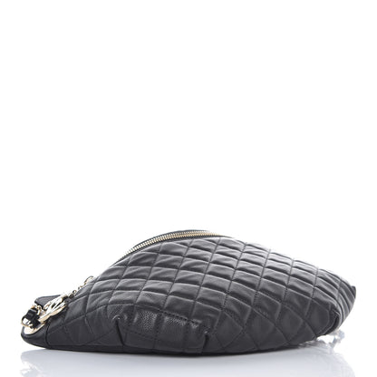 Chanel Calfskin Quilted Belt Me Up Waist Bag Black 4 of 7