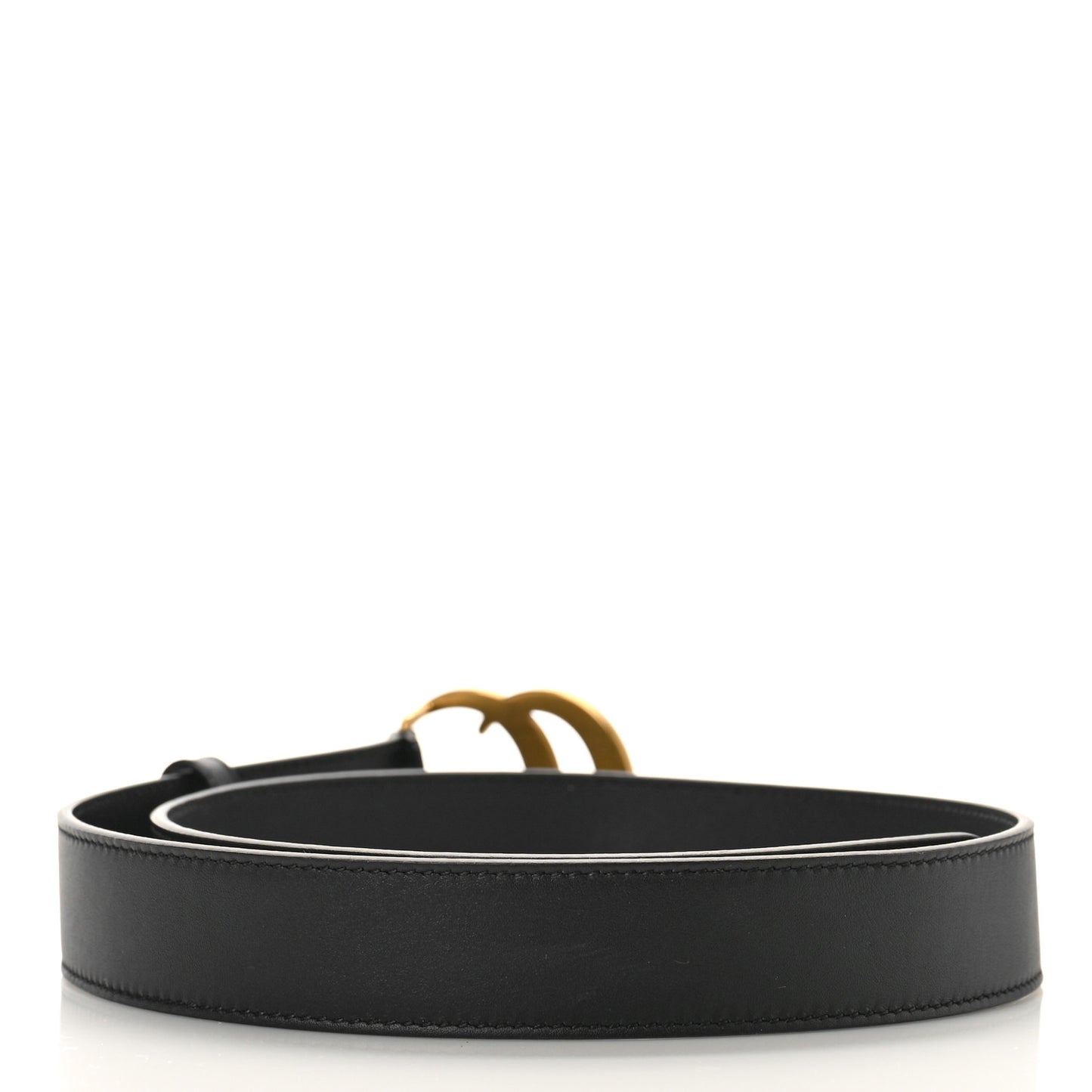 Calfskin Double G 30mm Belt 80 32 Black