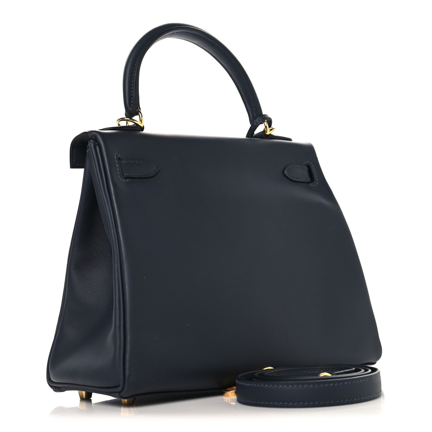Hermes Swift Kelly Retourne 25 Bleu Indigo 3 of 13