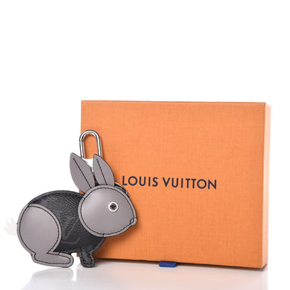 Louis Vuitton Monogram Eclipse Rabbit Bag Charm Key Holder 3 of 3
