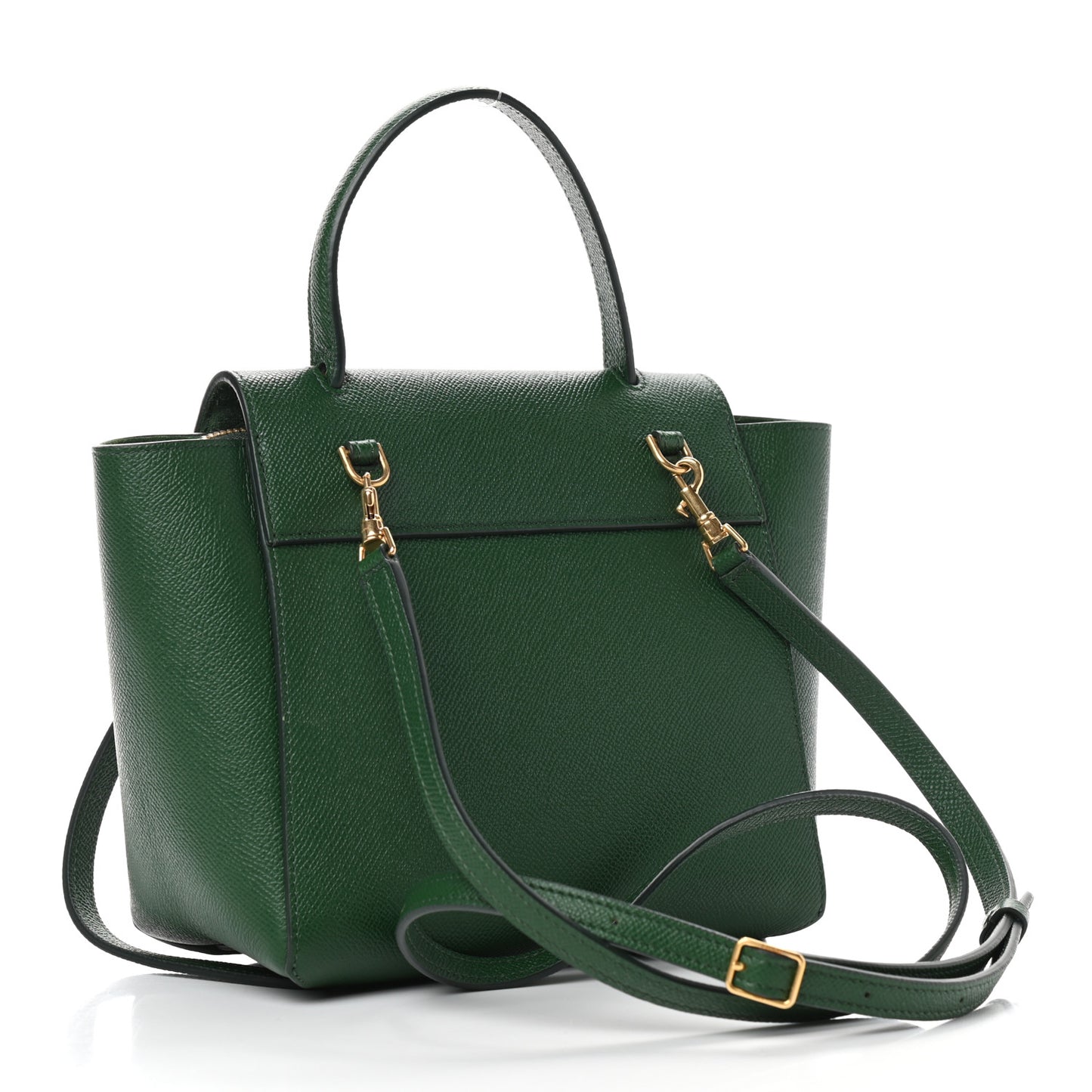 Grained Calfskin Micro Belt Bag Amazone