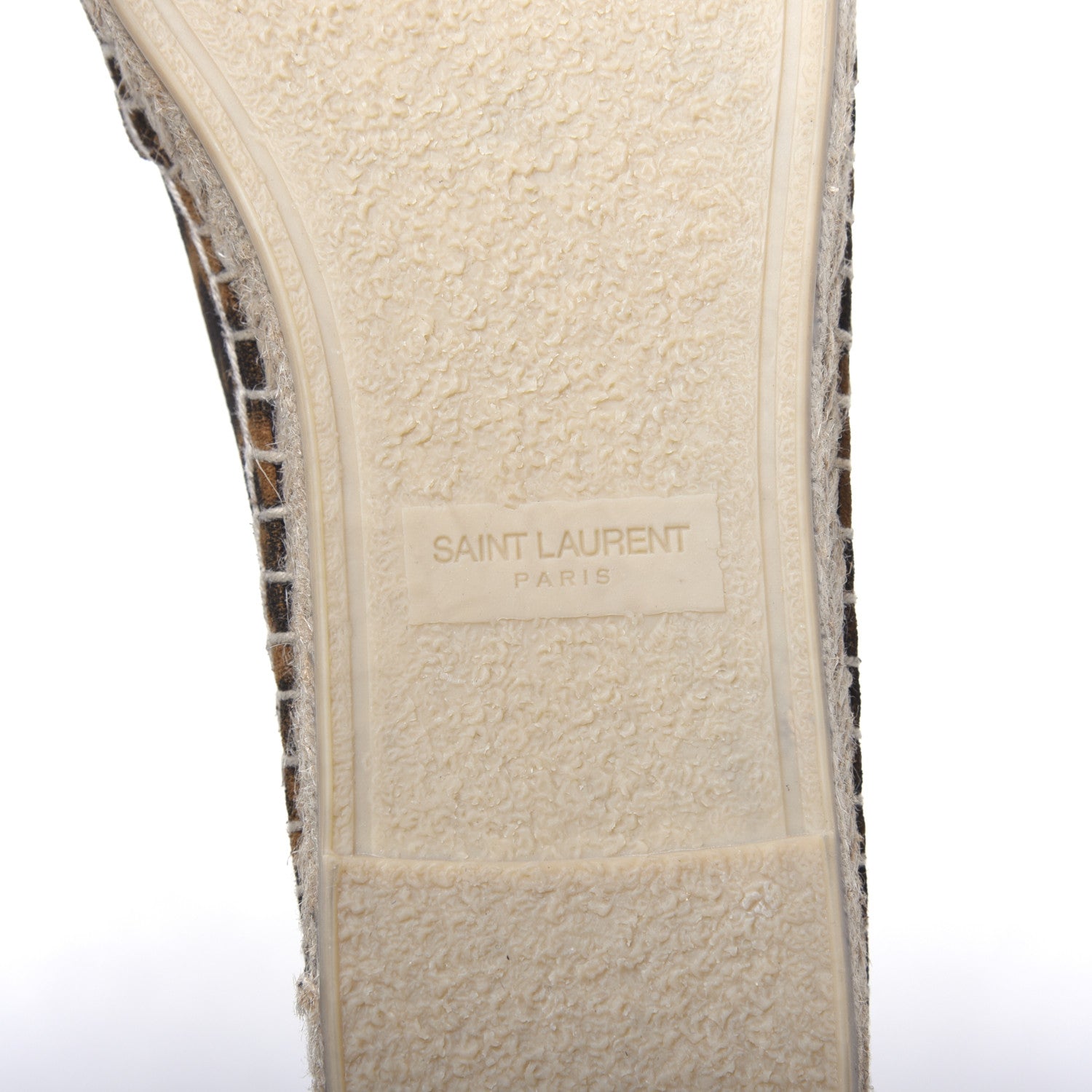 Saint Laurent Suede Leopard Print Espadrilles 39.5 7 of 9