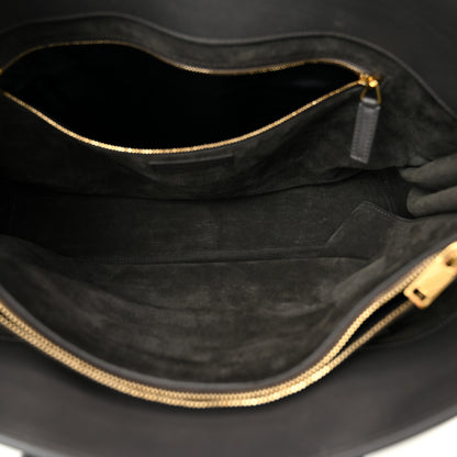 Saint Laurent Calfskin Large Sac de Jour Carryall Grey 5 of 10