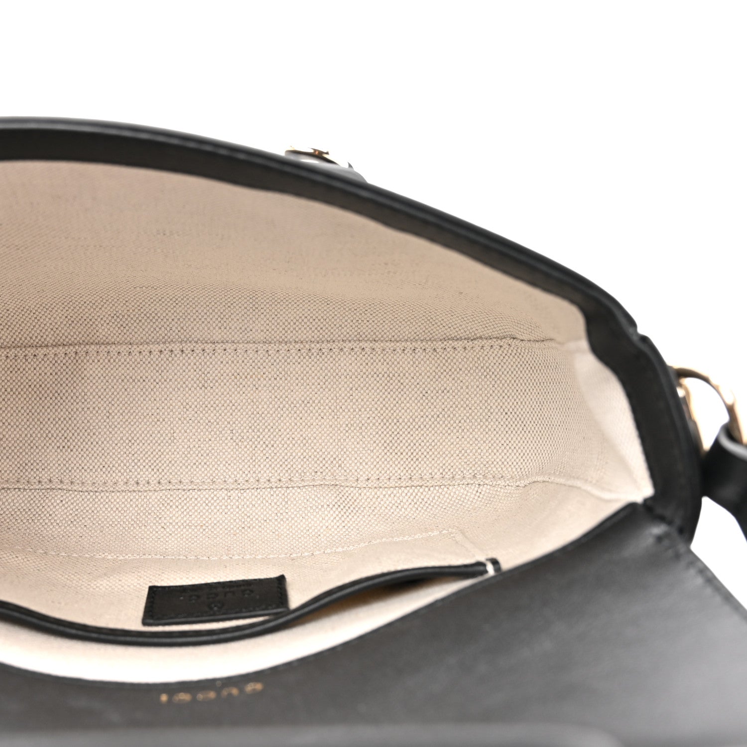 Gucci Arabella Calfskin Horsebit 1955 Soft Small Shoulder Bag Black 5 of 11
