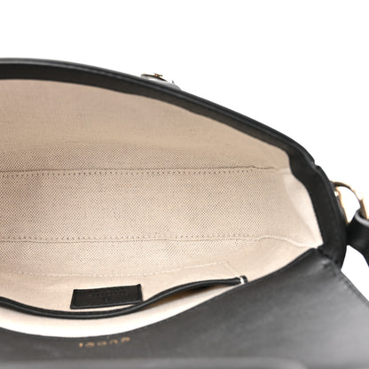 Gucci Arabella Calfskin Horsebit 1955 Soft Small Shoulder Bag Black 5 of 11