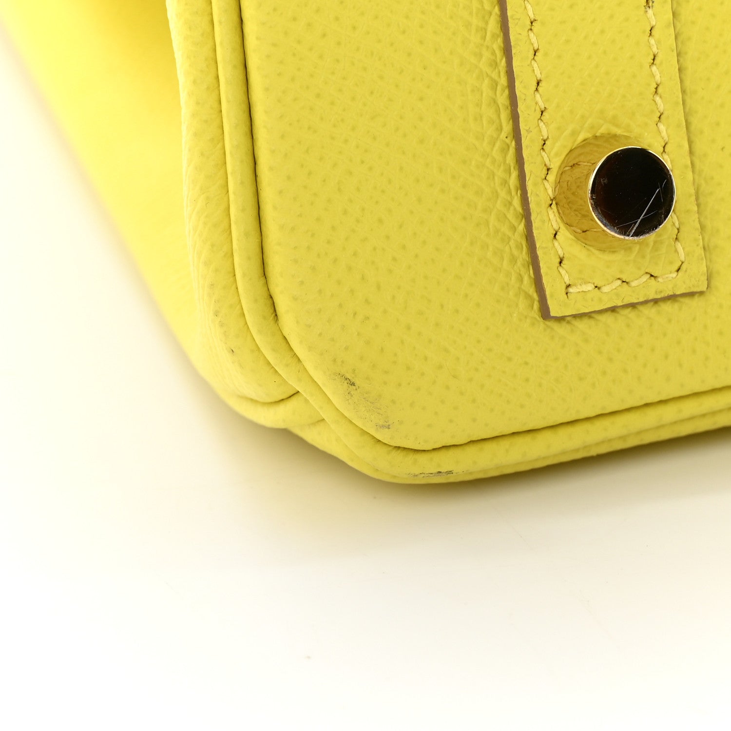 Hermes Epsom BIRKIN 30 Lime 15 of 16