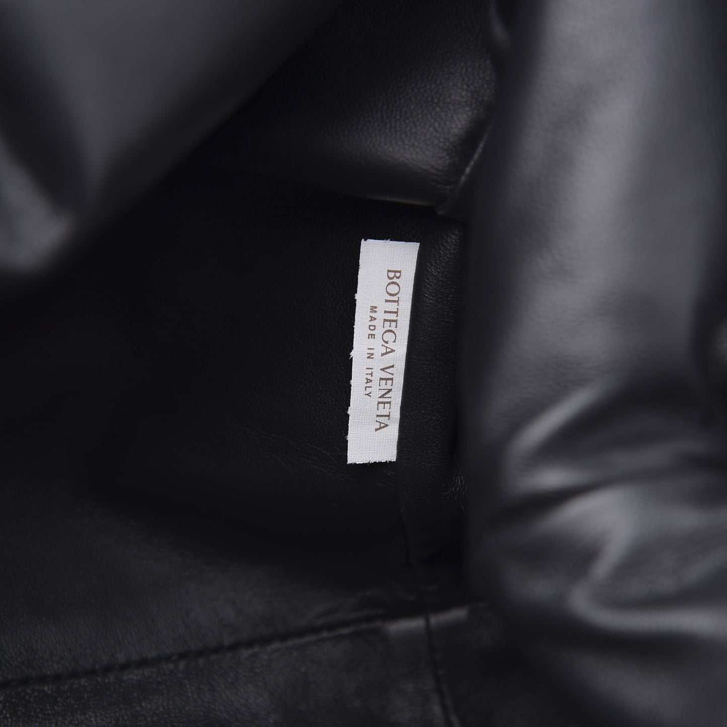 Nappa Maxi Intreccio The Pouch Oversized Clutch Black