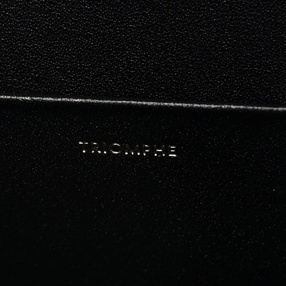 Celine Shiny Calfskin Medium Triomphe Black 7 of 10