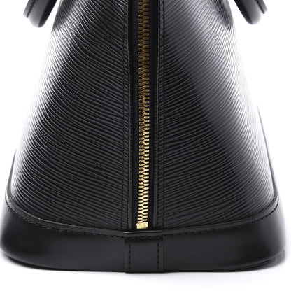 Louis Vuitton Epi Alma MM Black 10 of 12