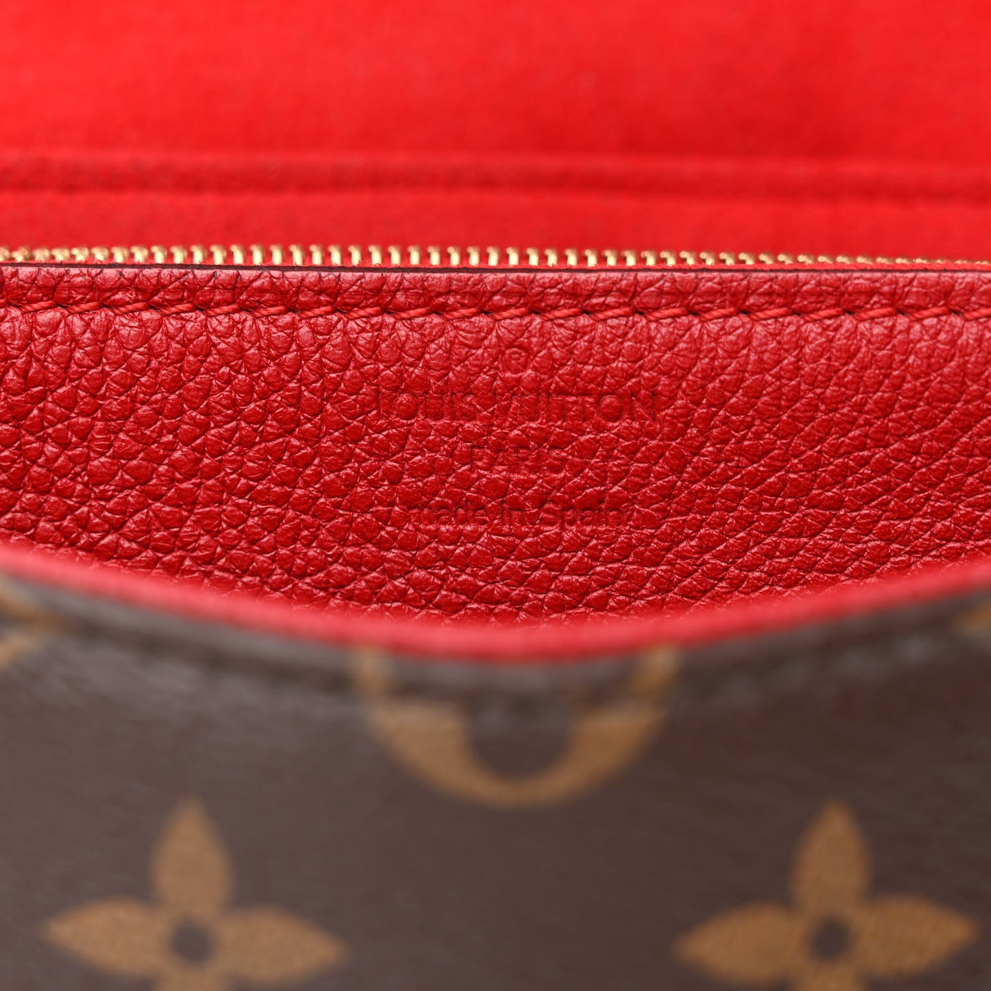 Monogram Pallas Chain Cherry