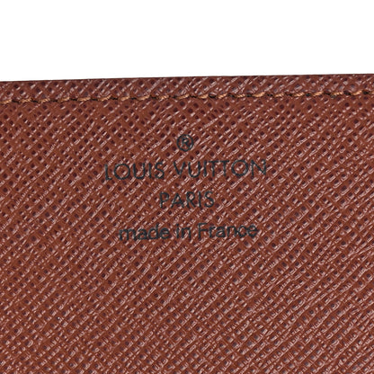 Louis Vuitton Monogram Simple Checkbook Holder Wallet Cover 6 of 10