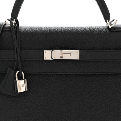 Hermes Togo Kelly Retourne 32 Black 8 of 11