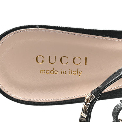 Gucci Malaga Kid 85mm Slingback Pumps 40 Black 8 of 10