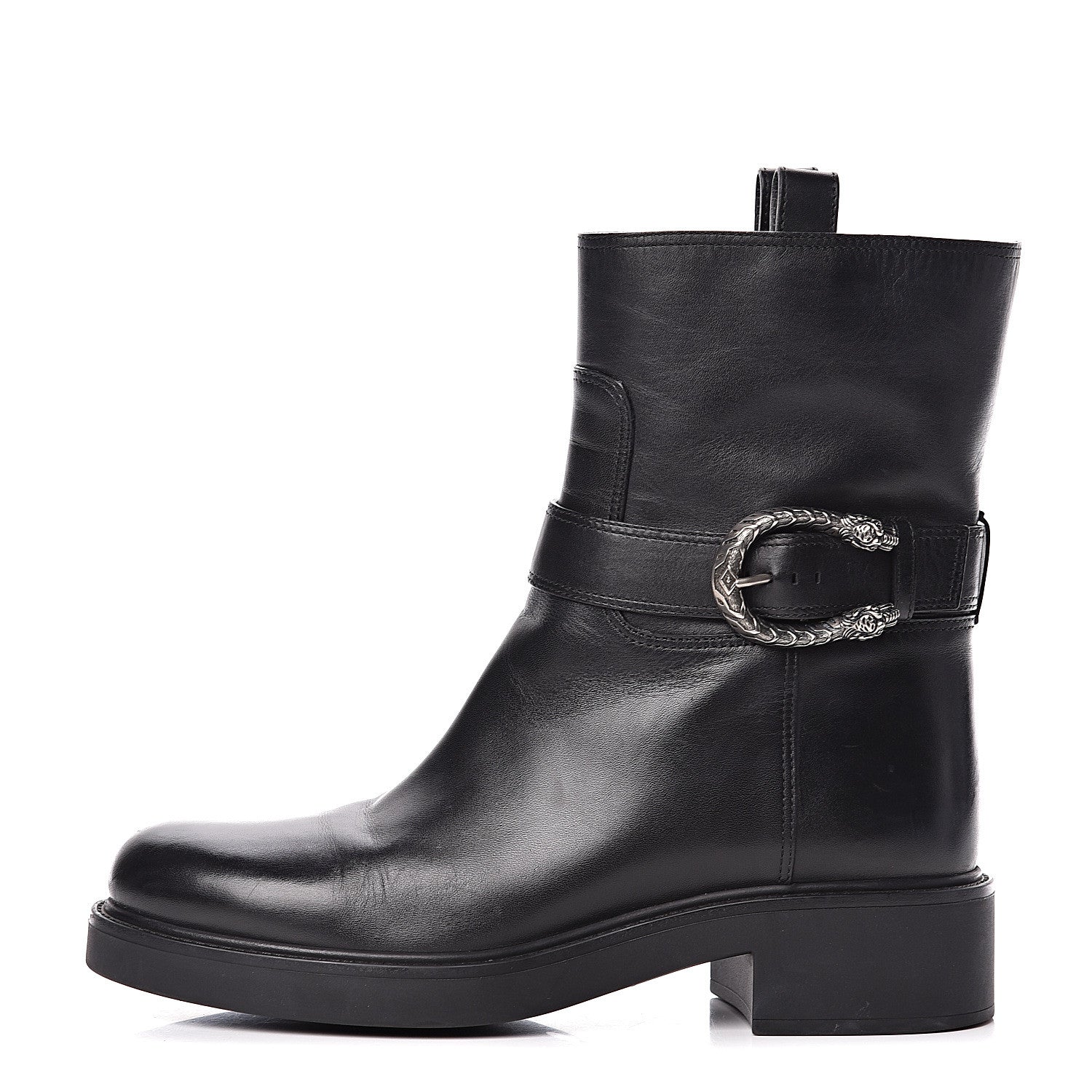 Gucci Calfskin Dionysus Lifford Short Boots 38.5 Black 1 of 13