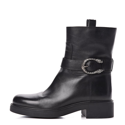 Gucci Calfskin Dionysus Lifford Short Boots 38.5 Black 1 of 13