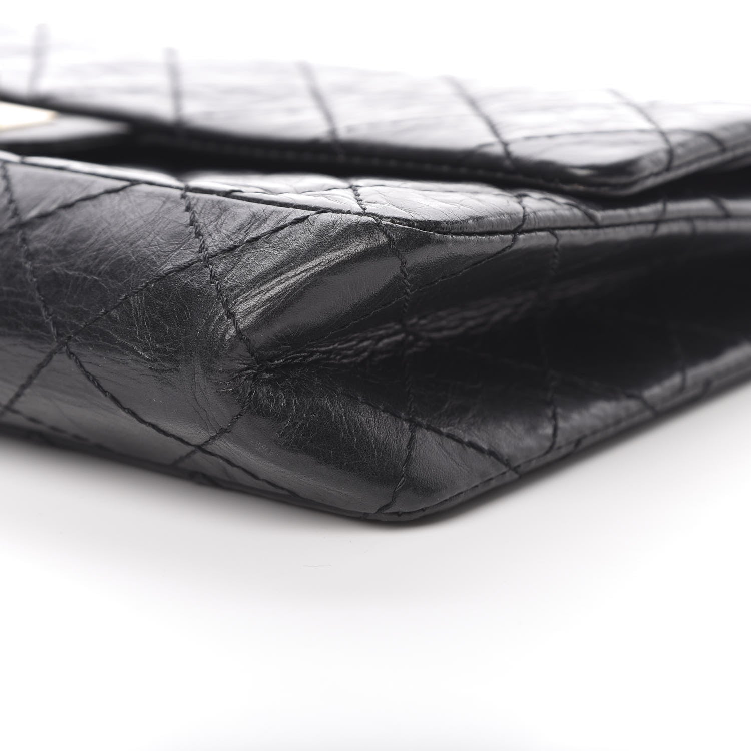Chanel Aged Calfskin Quilted 2.55 Reissue 226 Flap Black 11 of 14