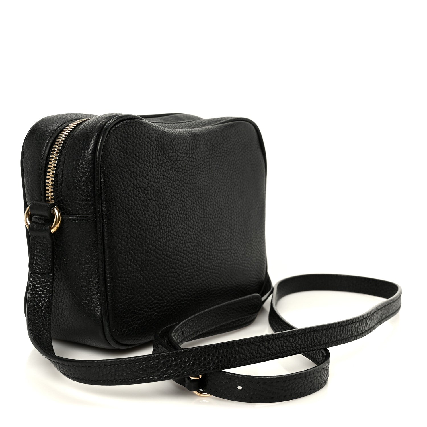 Gucci Pebbled Calfskin Small Soho Disco Bag Black 3 of 11