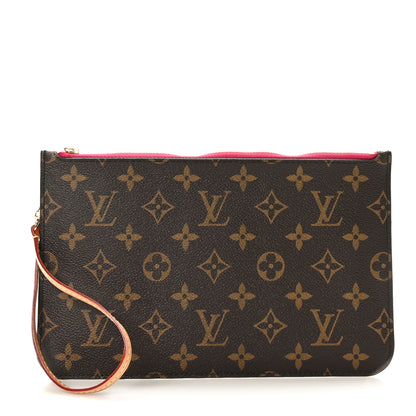 Louis Vuitton Monogram Neverfull MM GM Pochette Pivoine 1 of 6