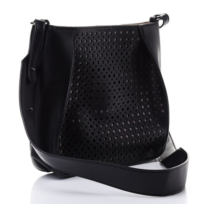 Stella McCartney Eco Alter Nappa Perforated Logo Crossbody Black 2 of 4