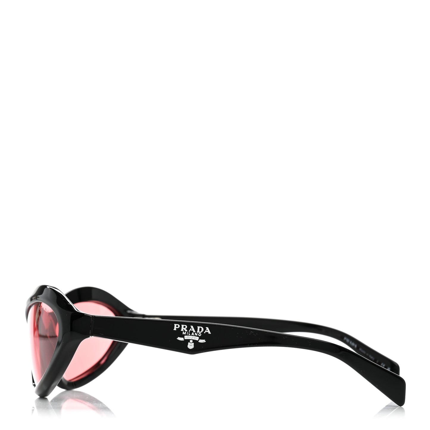 Acetate Oval Sunglasses SPR A20 Black
