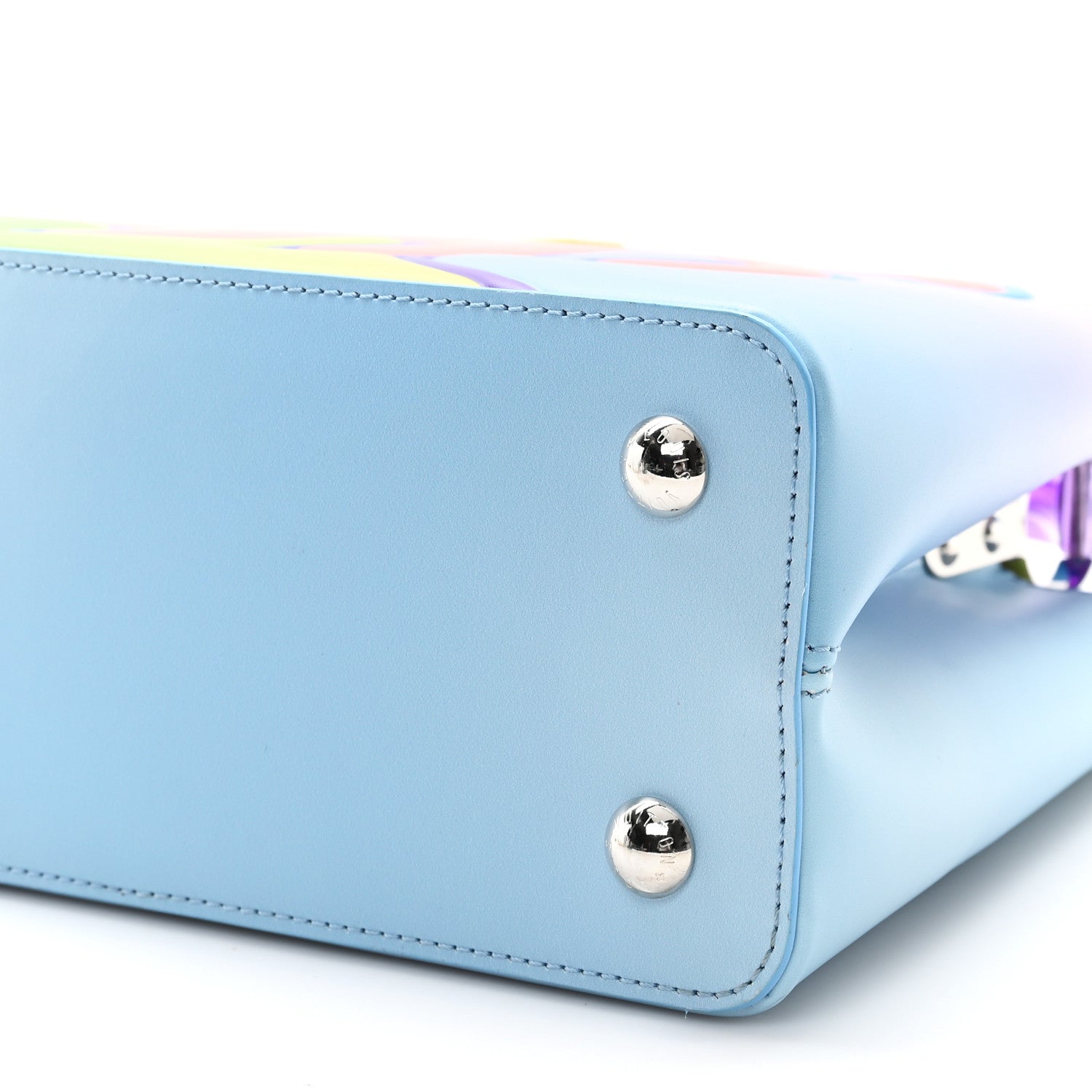 Louis Vuitton Calfskin Plexiglass ArtyCapucines PM Sam Falls Multicolor 10 of 10