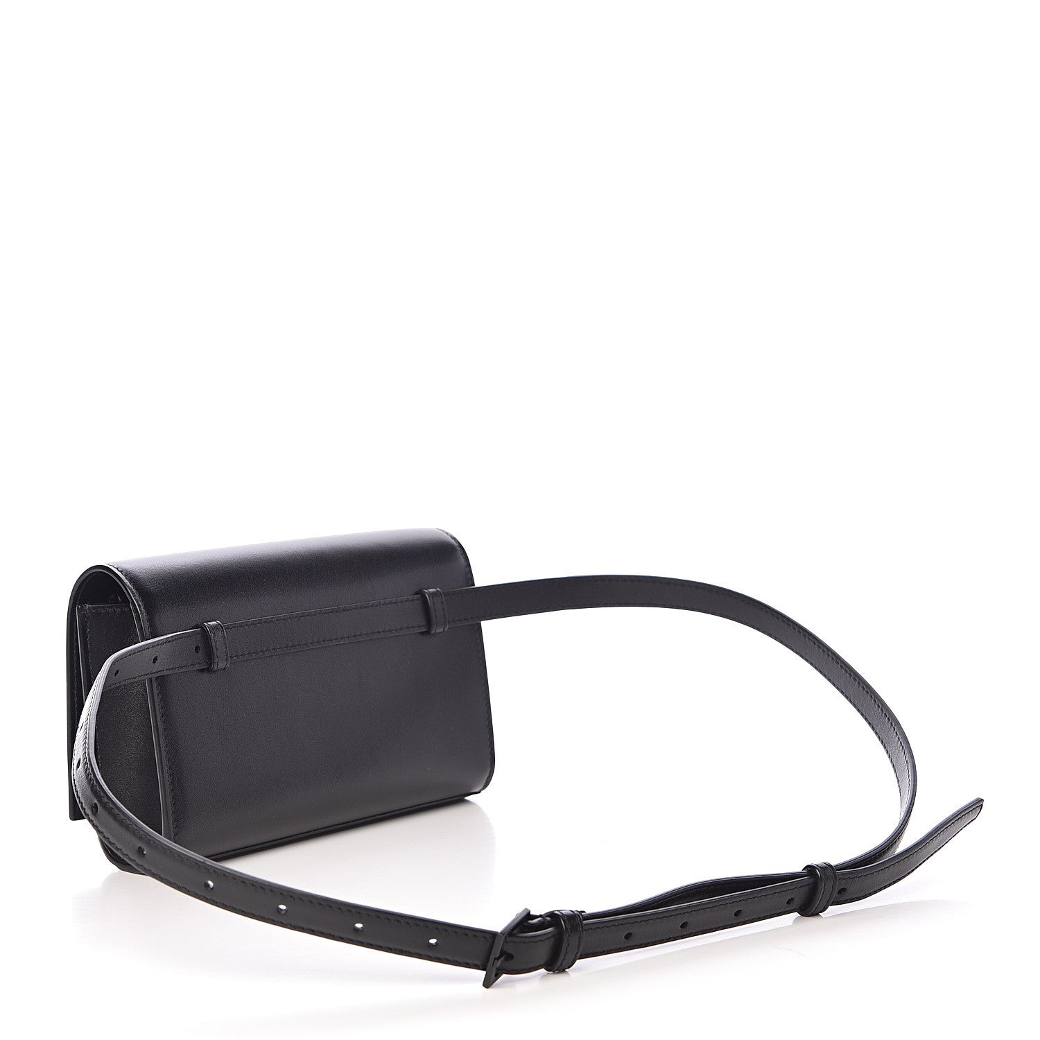 Saint Laurent Smooth Calfskin Monogram Kate Belt Bag Black 3 of 10