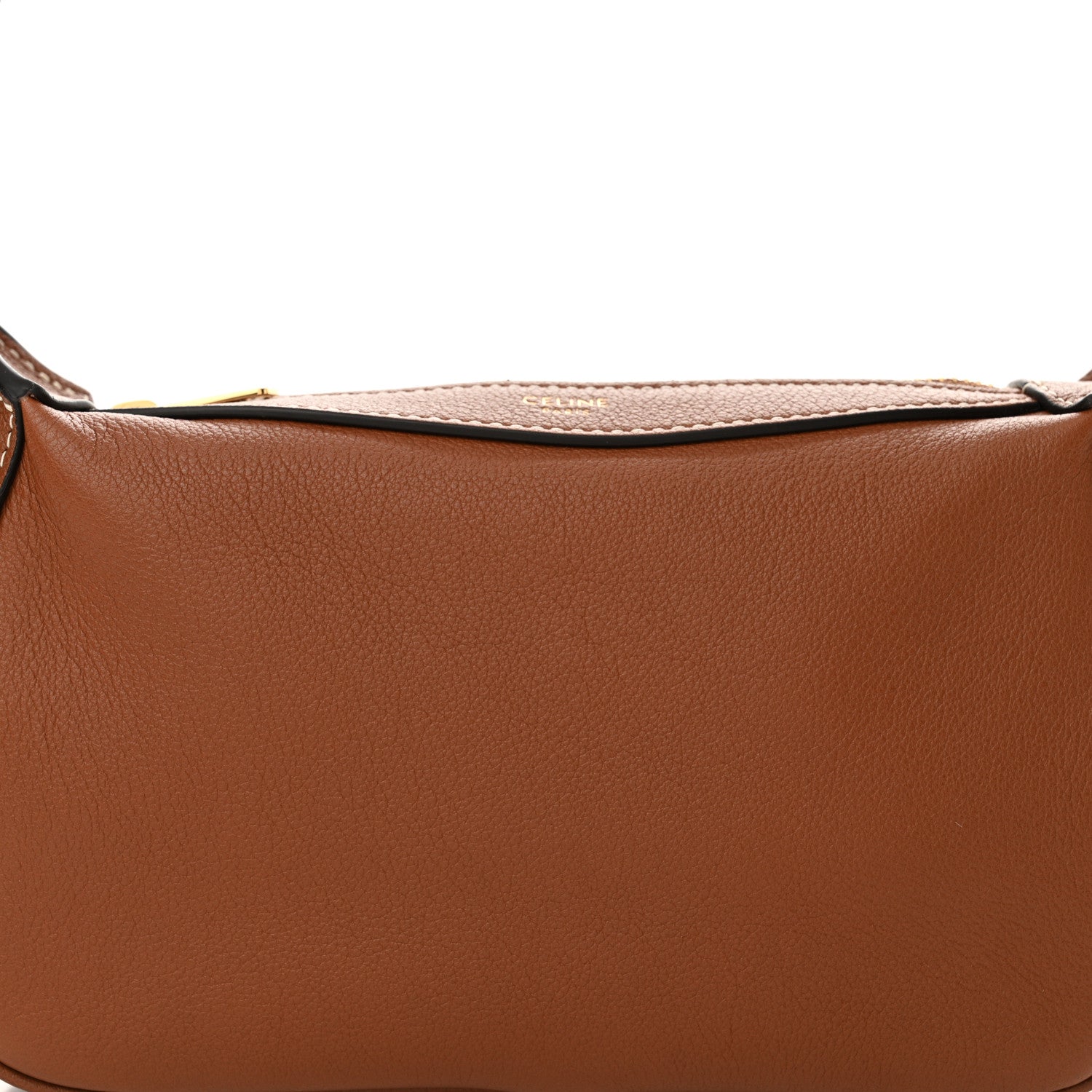 Celine Supple Calfskin Mini Romy Shoulder Bag Tan 6 of 9