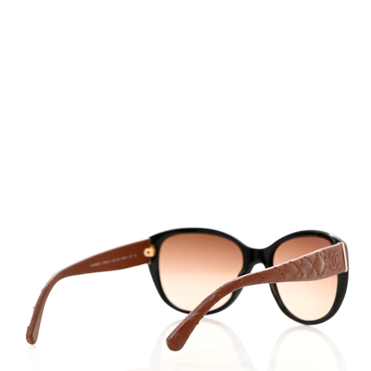 Lambskin Quilted CC Sunglasses 5199 Q Brown