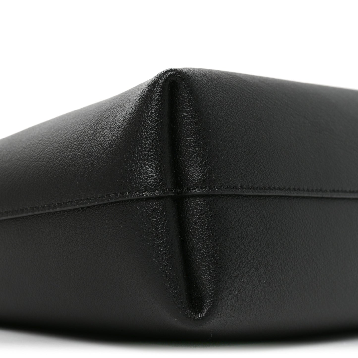Calfskin Toy Shopping Tote Black
