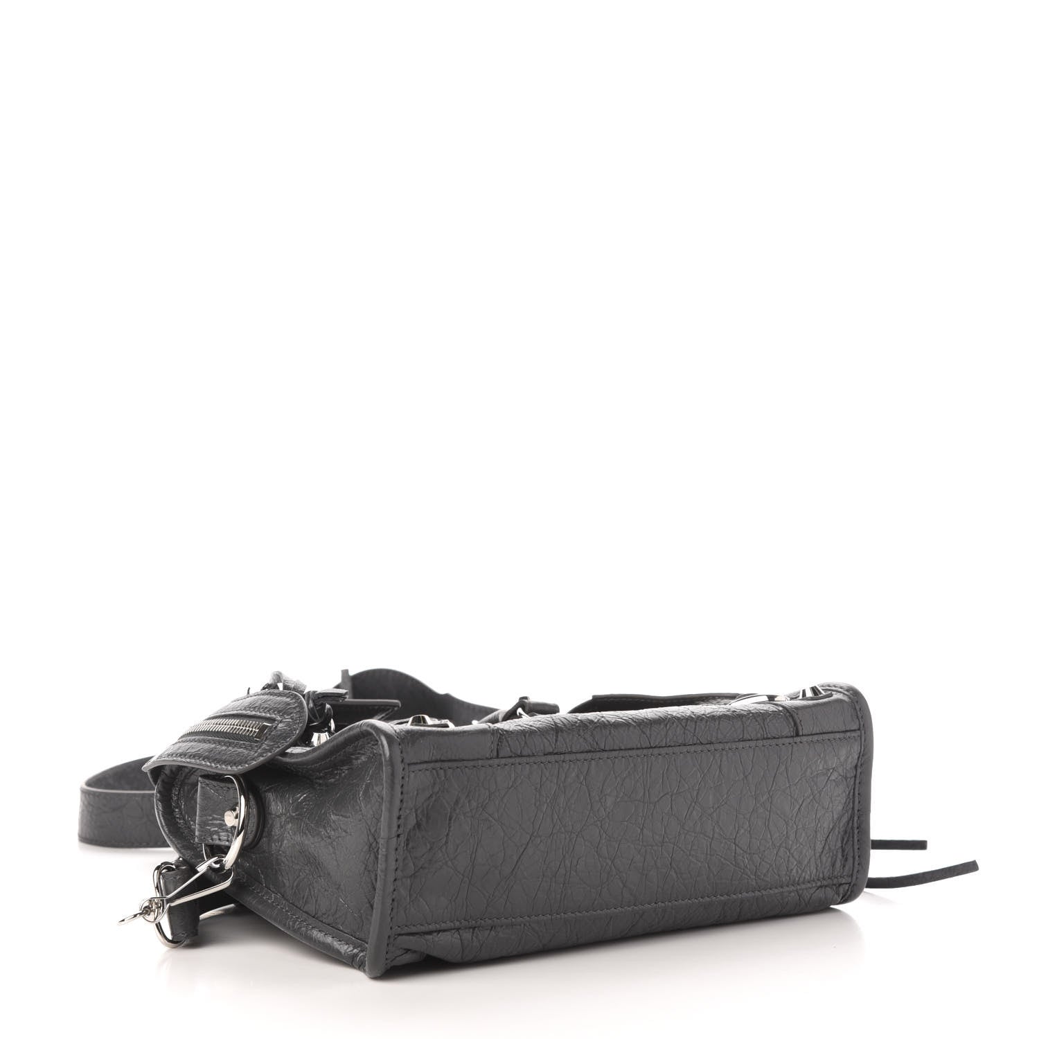 Balenciaga Agneau Classic Silver Hardware Mini City Gris Fossile 5 of 12