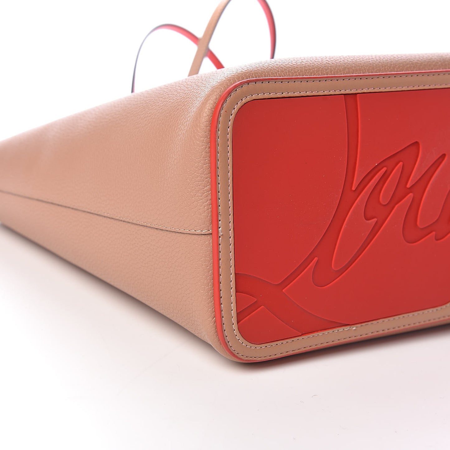 Calfskin Spikes East West Cabata Tote Nude