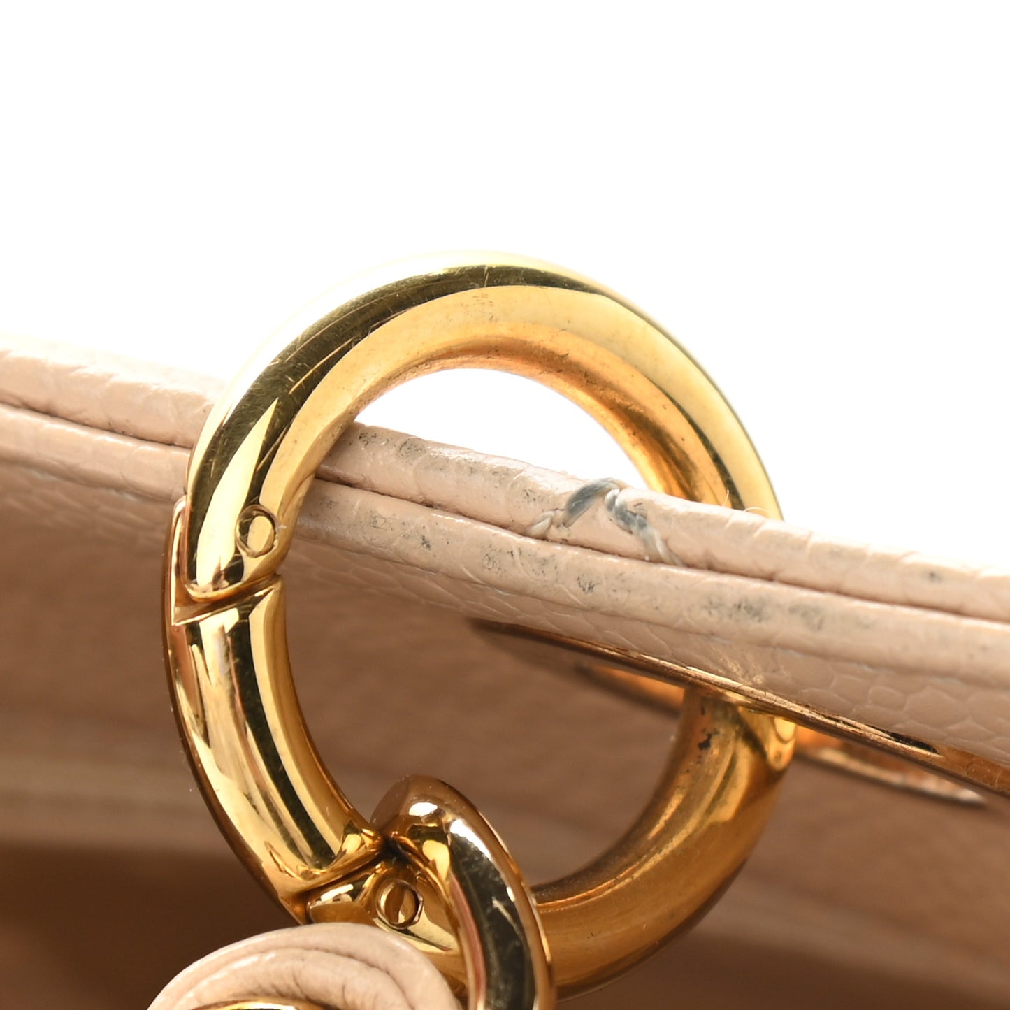 Caviar Quilted Petit Shopping Tote PST Beige Clair