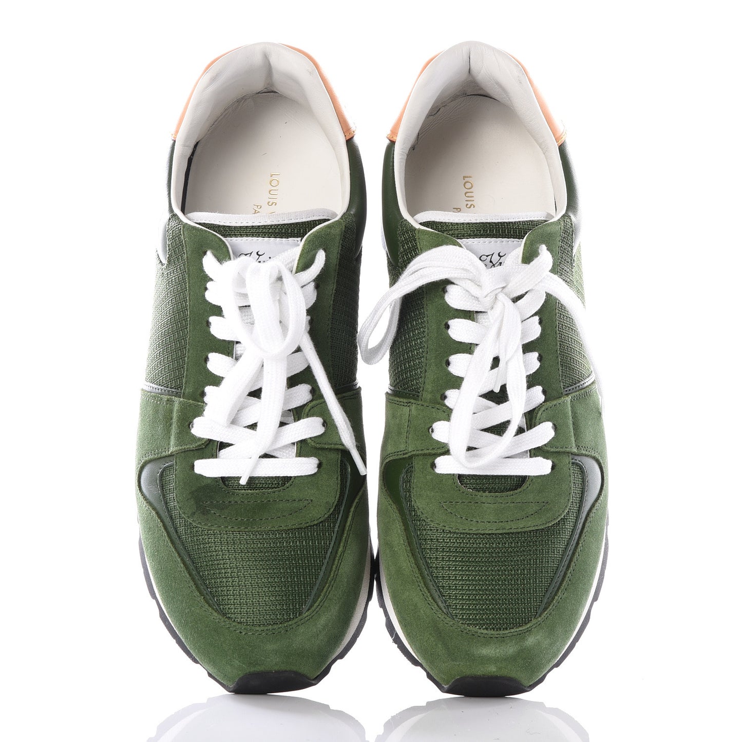 Calfskin Suede Abbesses Sneakers 6.5 Vert