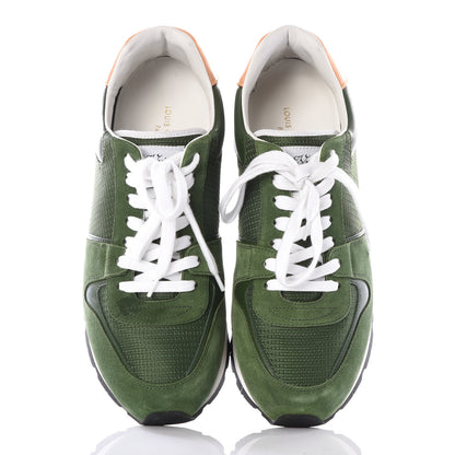 Louis Vuitton Calfskin Suede Abbesses Sneakers 6.5 Vert 5 of 9