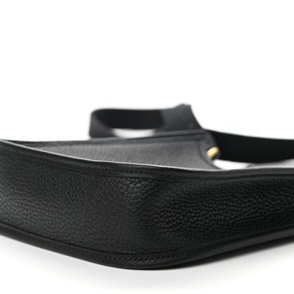 Hermes Taurillon Clemence Evelyne TPM Black 10 of 11