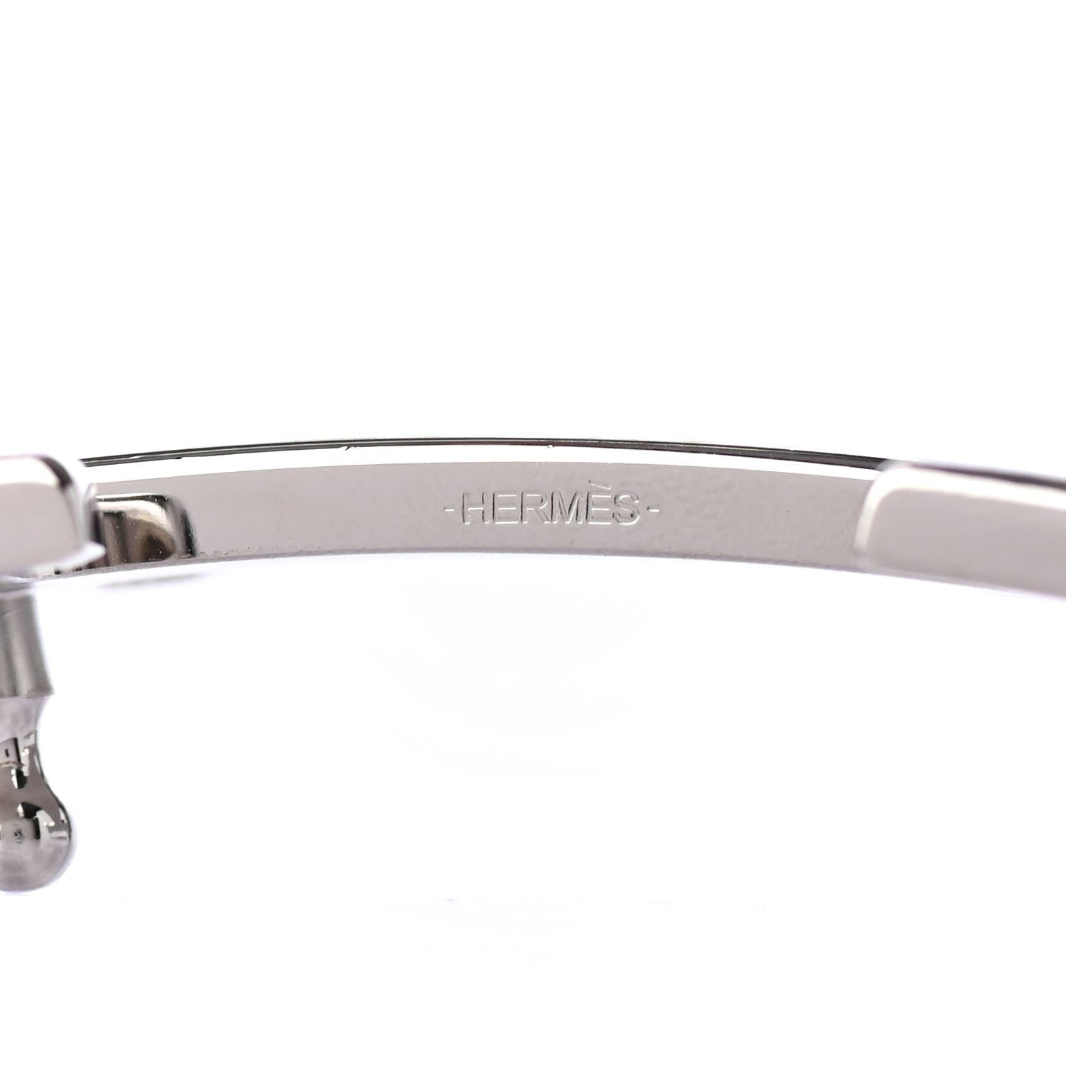 Hermes Brushed Palladium 32mm H Belt Buckle 4 of 4