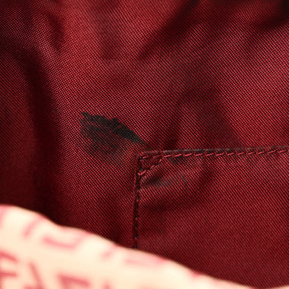 Fendi Zucchino Vitello Medium Chef Hobo Beige Red 10 of 11