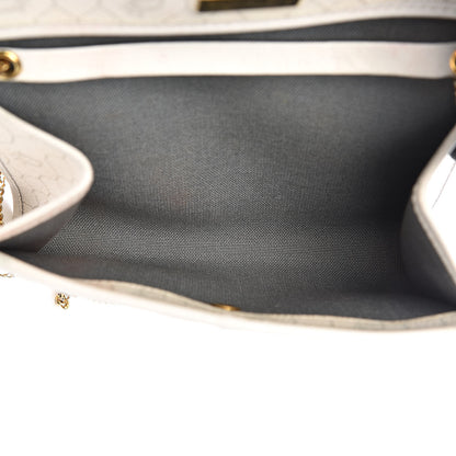 Christian Dior Monogram Chain Flap White 6 of 18