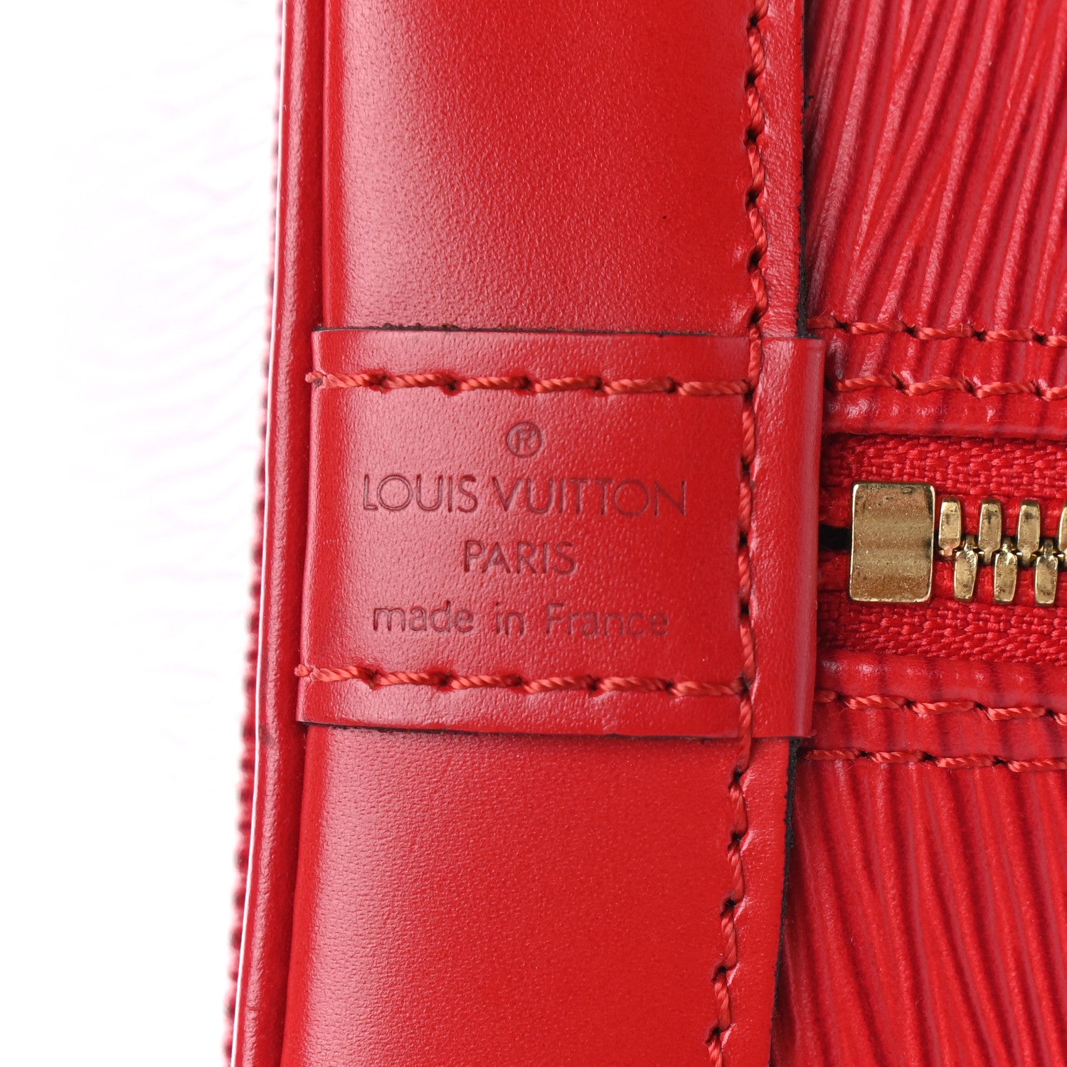 Louis Vuitton Epi Alma PM Castillan Red 7 of 10