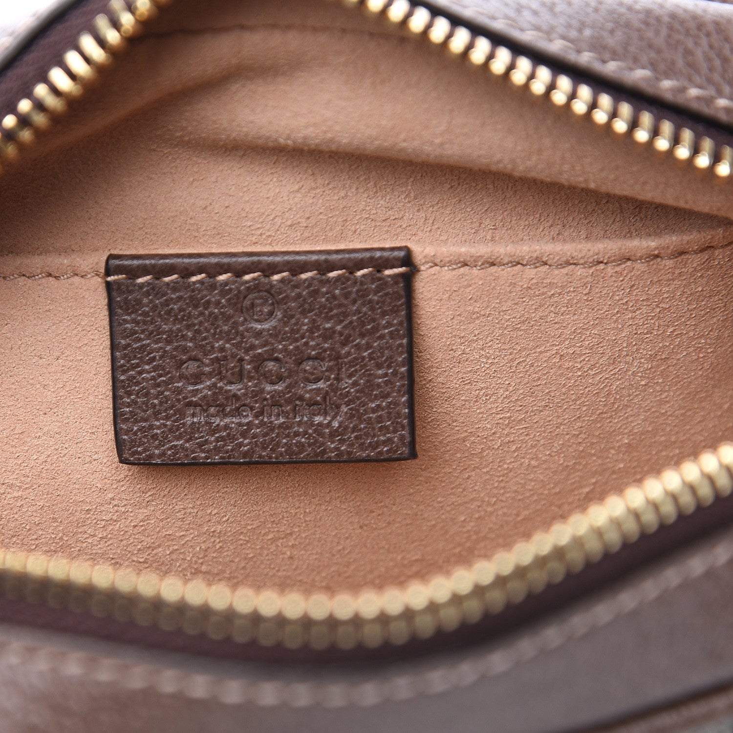 Gucci GG Supreme Monogram Web Mini Ophidia Shoulder Bag Brown 5 of 9