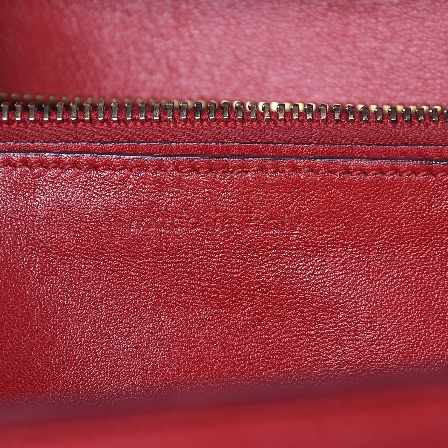 Celine Smooth Calfskin Large Classic Box Flap Bag Red 7 of 16