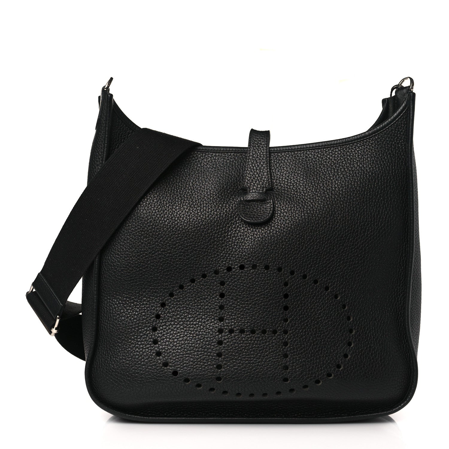 Hermes Taurillon Clemence Evelyne III GM Black 1 of 10