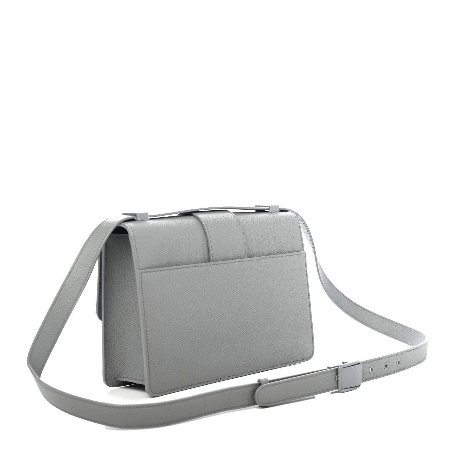 Christian Dior Ultra Matte Grained Calfskin 30 Montaigne Flap Bag Grey 2 of 4