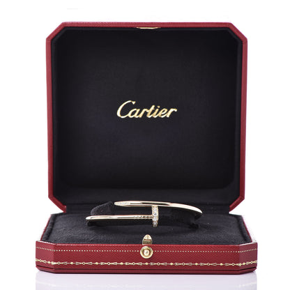Cartier 18K Yellow Gold Diamond Juste Un Clou Bracelet 17 5 of 5