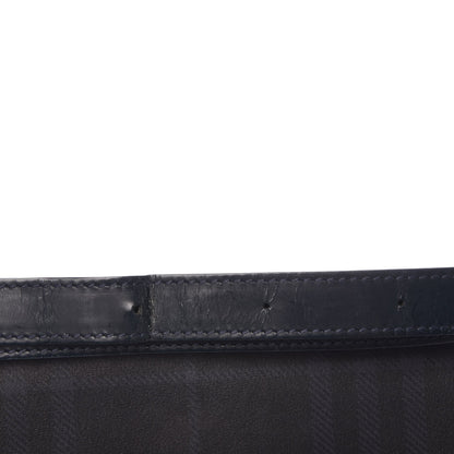 Burberry London Check Crossbody Messenger Bag Charcoal Navy 17 of 18