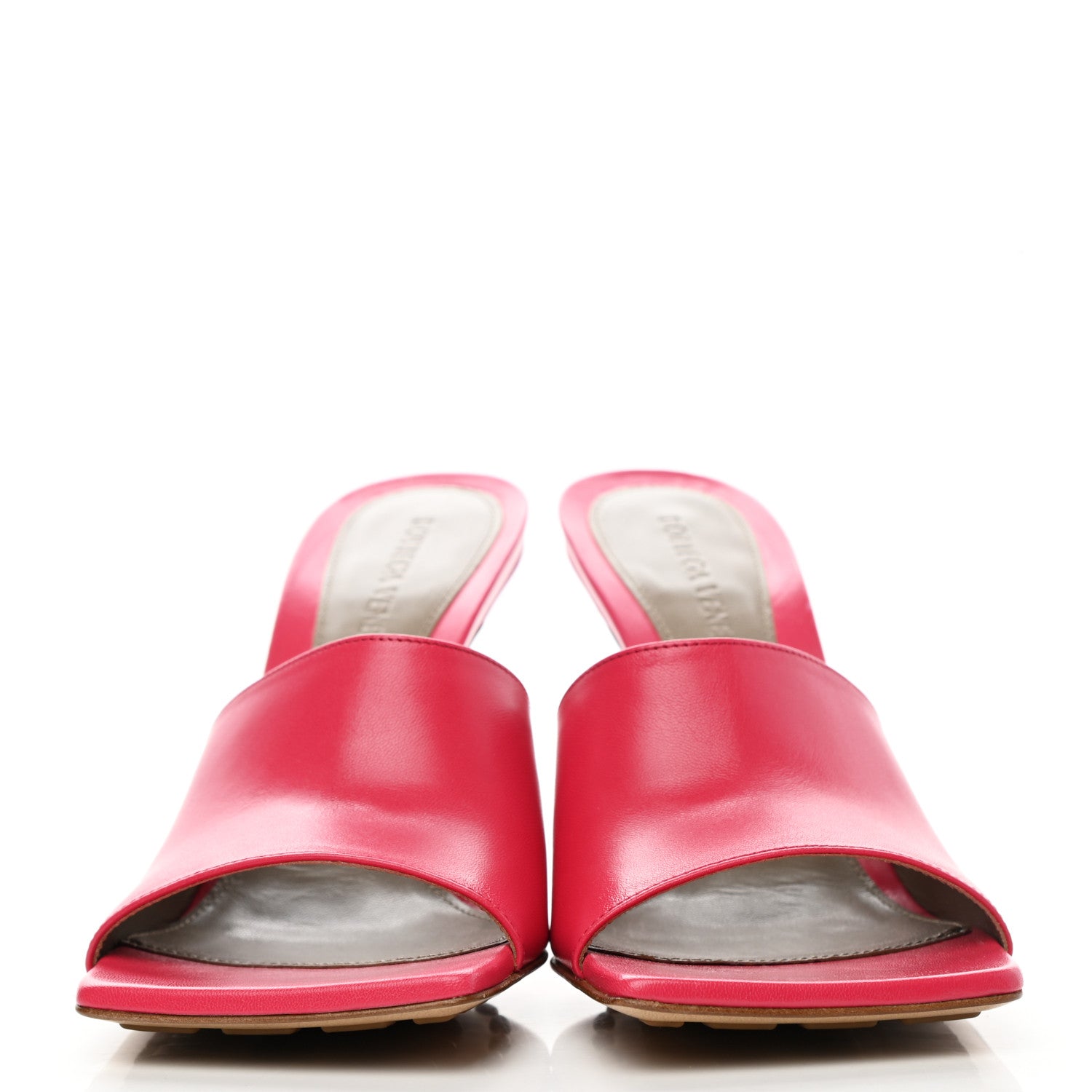Bottega Veneta Lambskin Stretch Mule Sandals 39 Lollipop 2 of 8