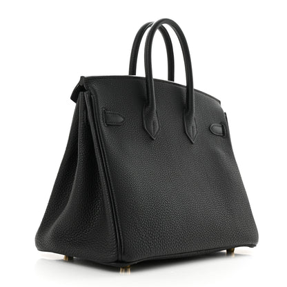 Hermes Togo Birkin 25 Black 3 of 10