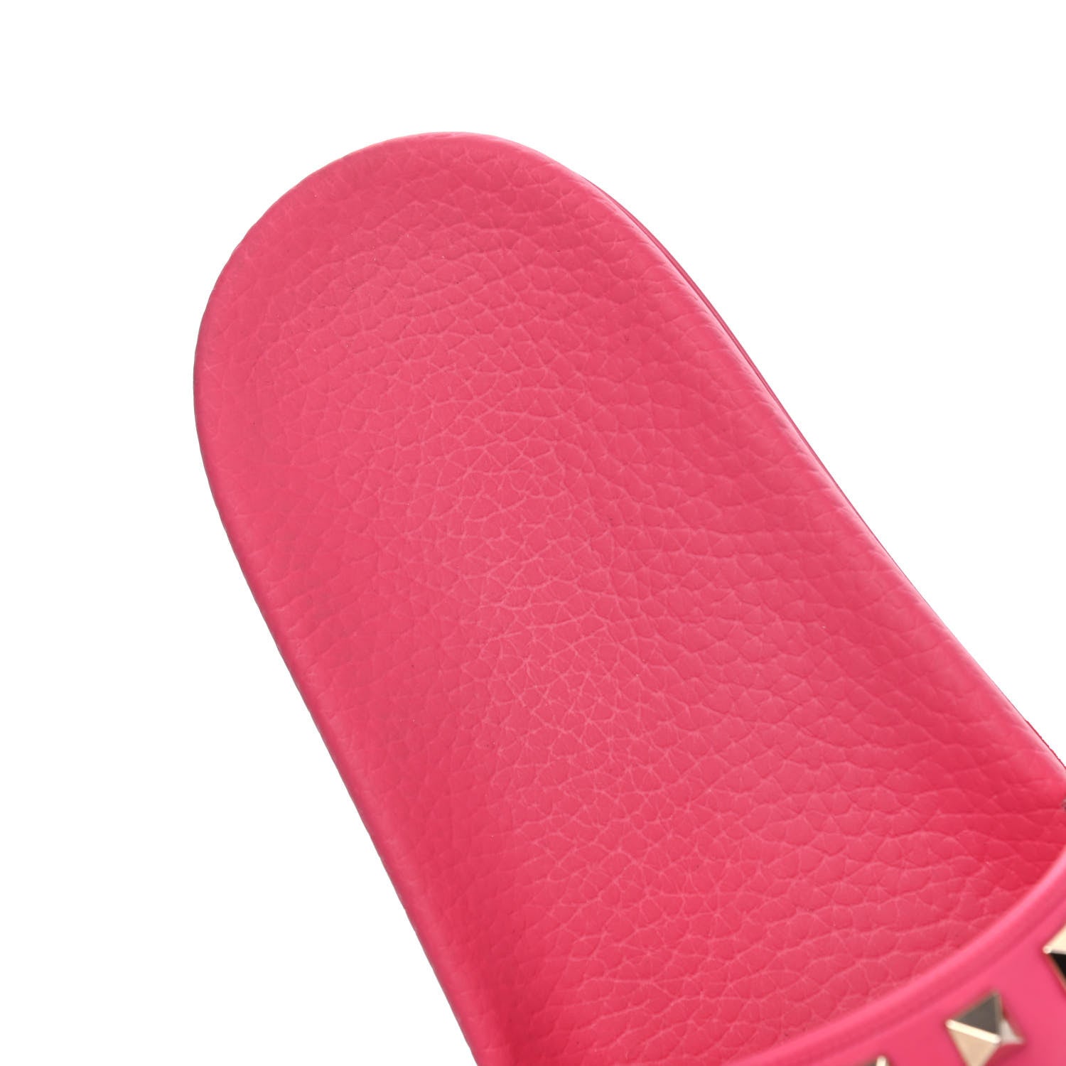 Valentino Garavani Rubber Rockstud Slide Sandals 39 Shadow Pink 6 of 16