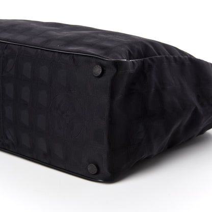 Chanel Nylon Large Travel Tote Black 6 of 9