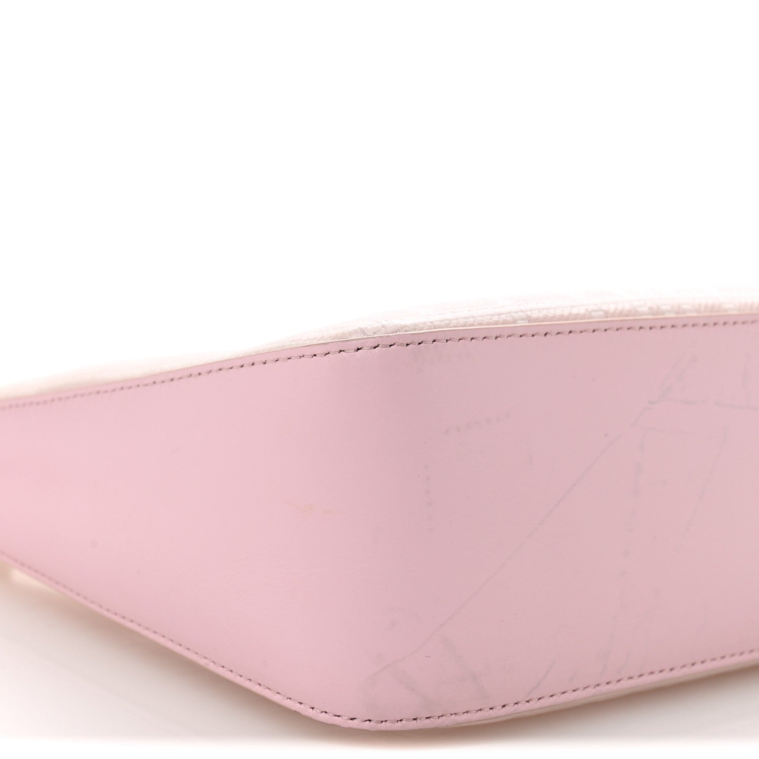 Givenchy Coated Canvas Logo 4G Embossed Small Moon Cut Out Shoulder Bag Blossom Pink 9 of 13
